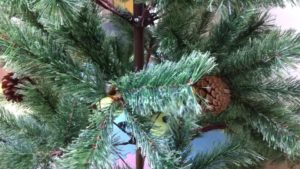 タンスのゲンクリスマスツリー150cm枝詳細