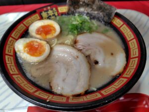 20250912_久留米ラーメン半熟味卵入り